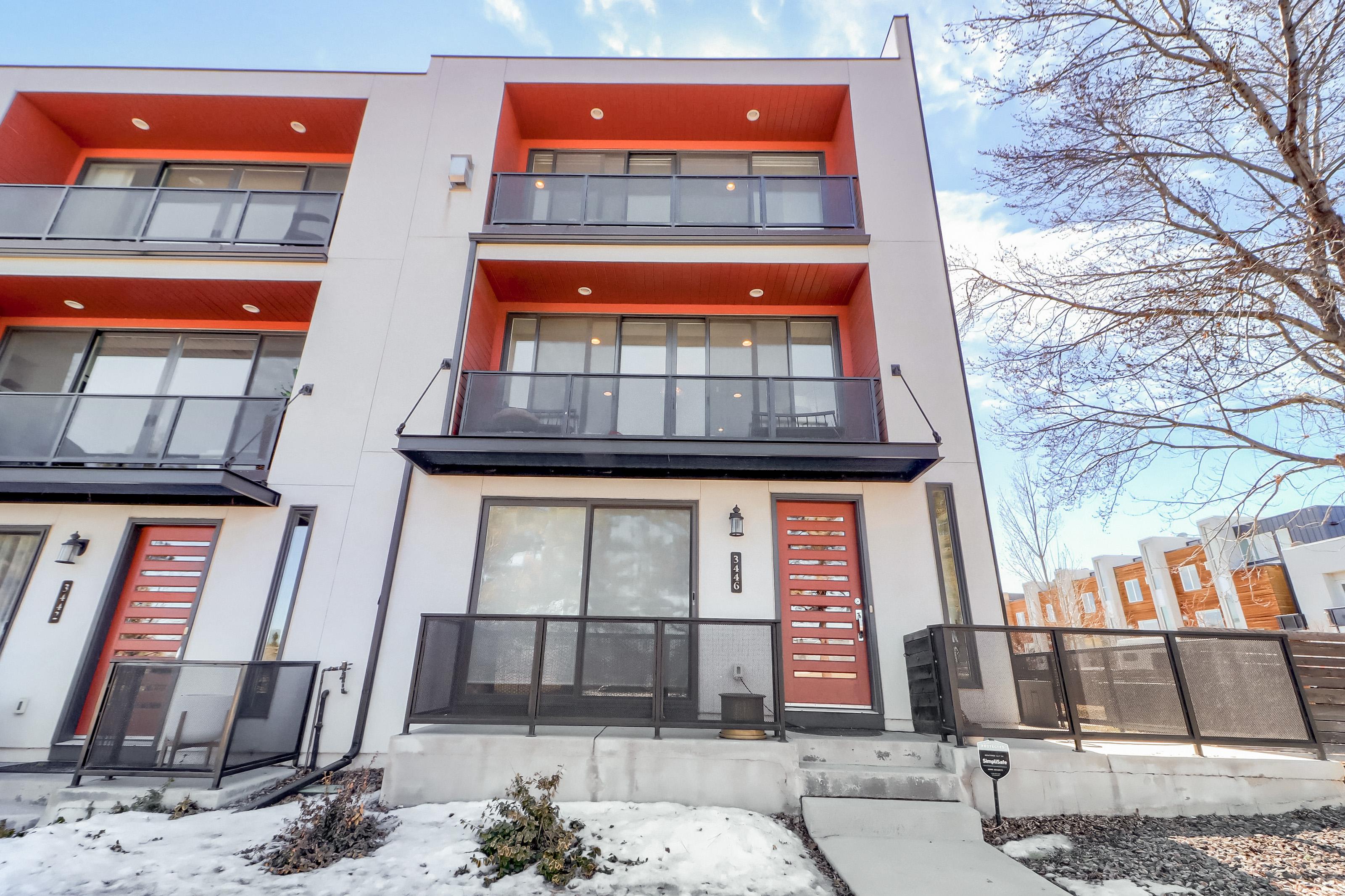 **Luxury Sloan’s Lake Townhome with Rooftop Deck, Private Yard & Mountain Views**